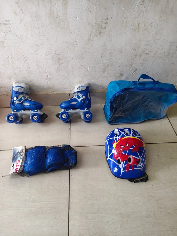 Quad skates shoes full set blue